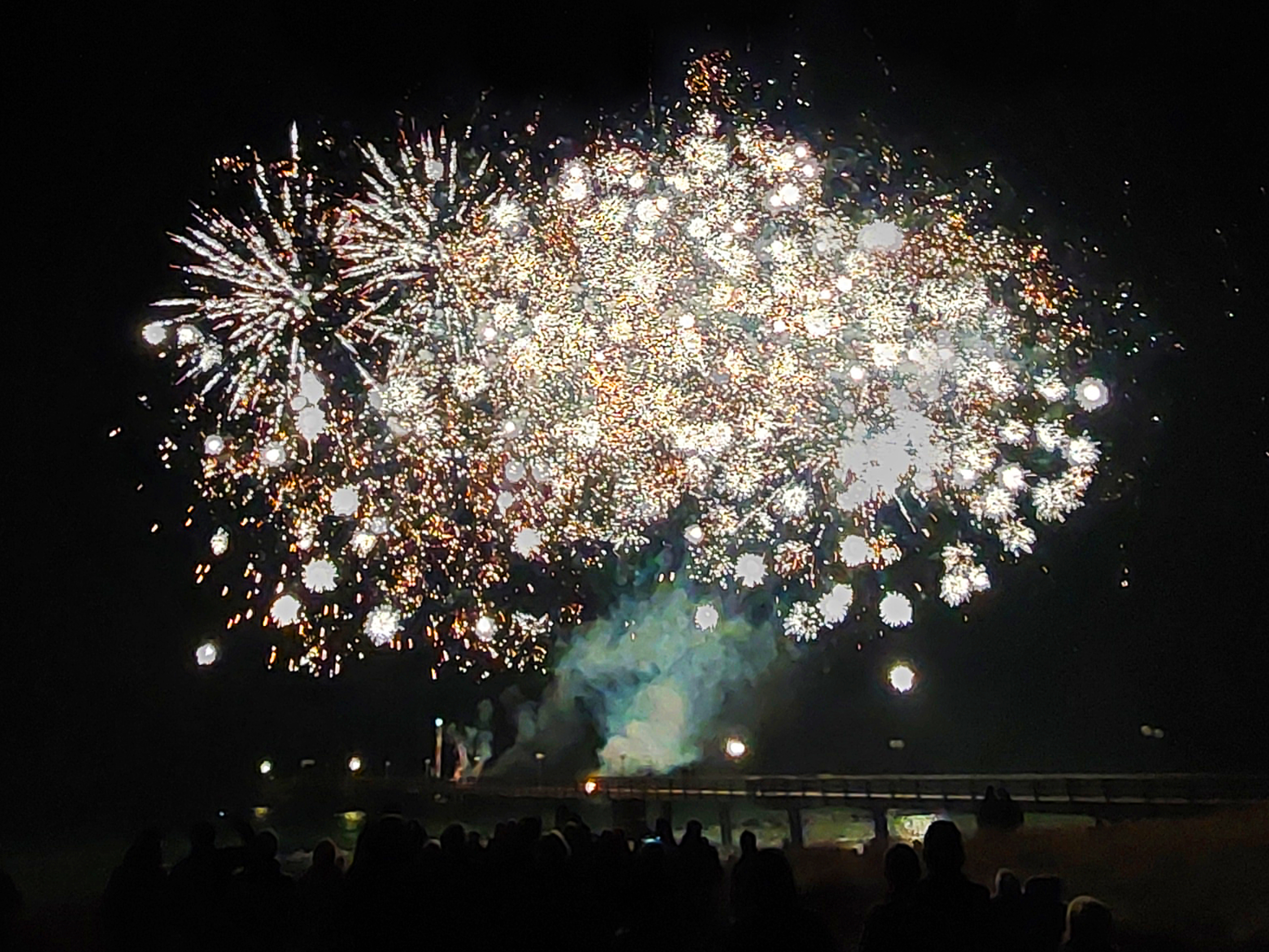 Wustrower Höhenfeuerwerk zum Jahreswechsel